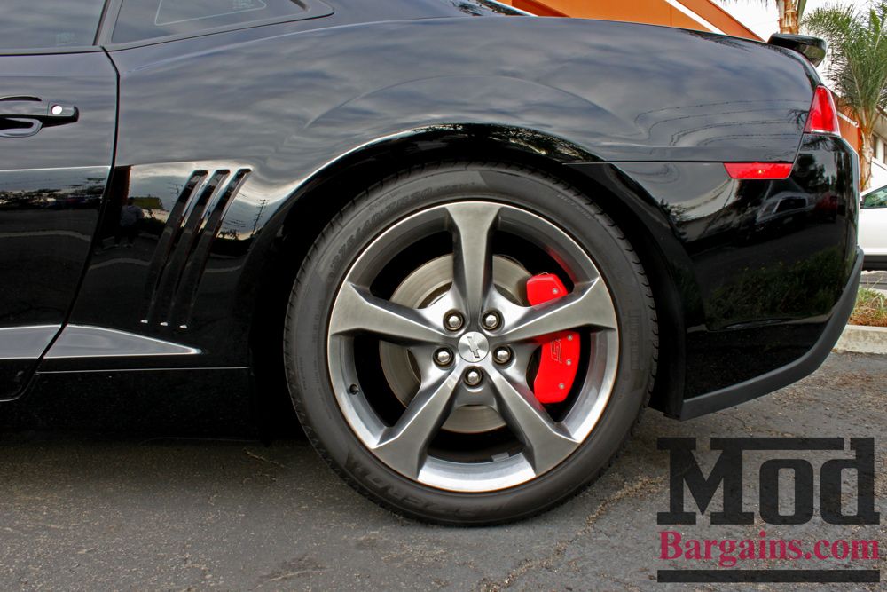 MGP Caliper Covers for 2010-14 Chevrolet Camaro SS [5th Gen F-Body] Installed