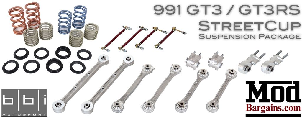 BBi Autosport Complete 991 GT3/GT3RS Suspension Package