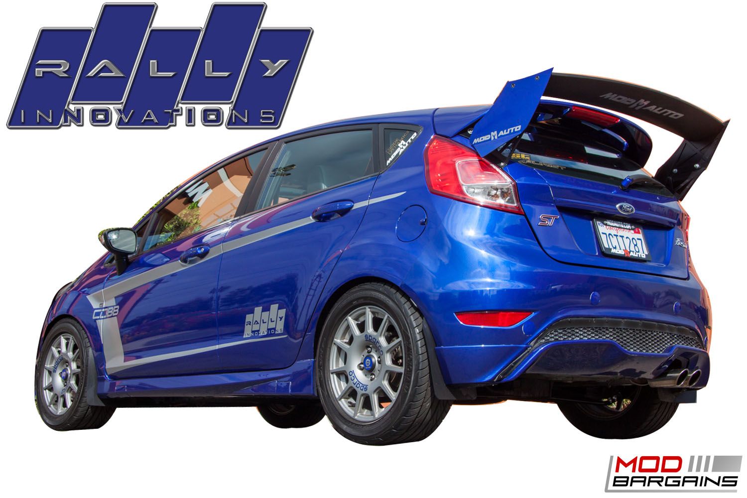 Race Rear Wing Spoiler For 14 Ford Fiesta St Mk 7 5 Ja8 St180 By Rally Innovations