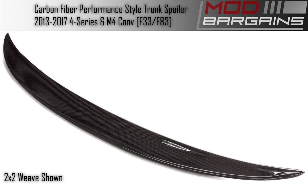 Carbon Fiber Performance Style Trunk Spoiler for BMW F33/F83 BMTS3301