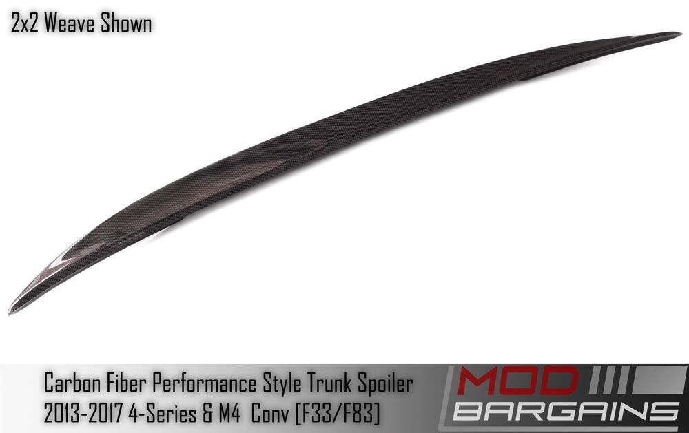 Carbon Fiber Trunk Spoiler Rear BMTS3301