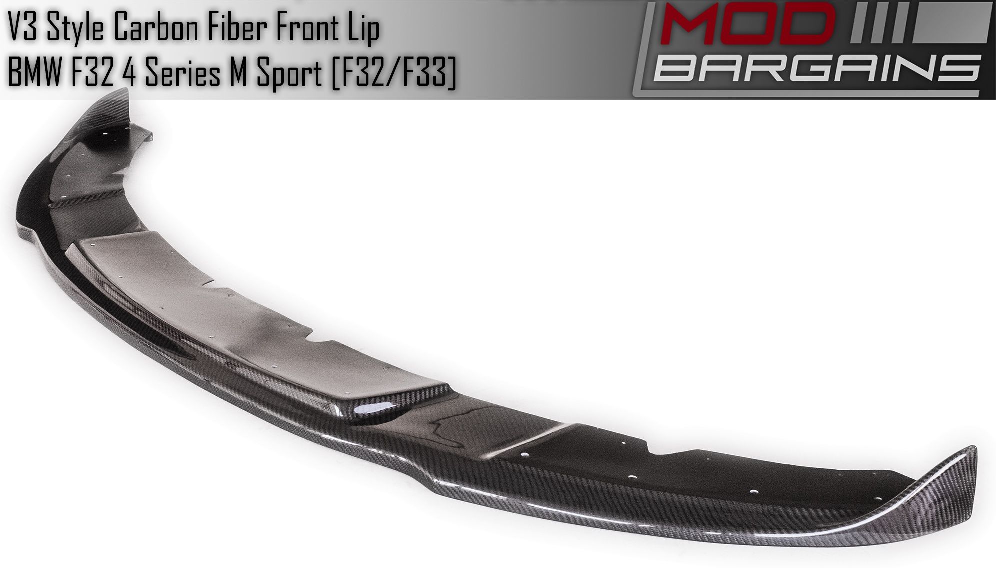 Carbon Fiber V3 Style Front Lip for BMW F32/F33 BMFTS3225