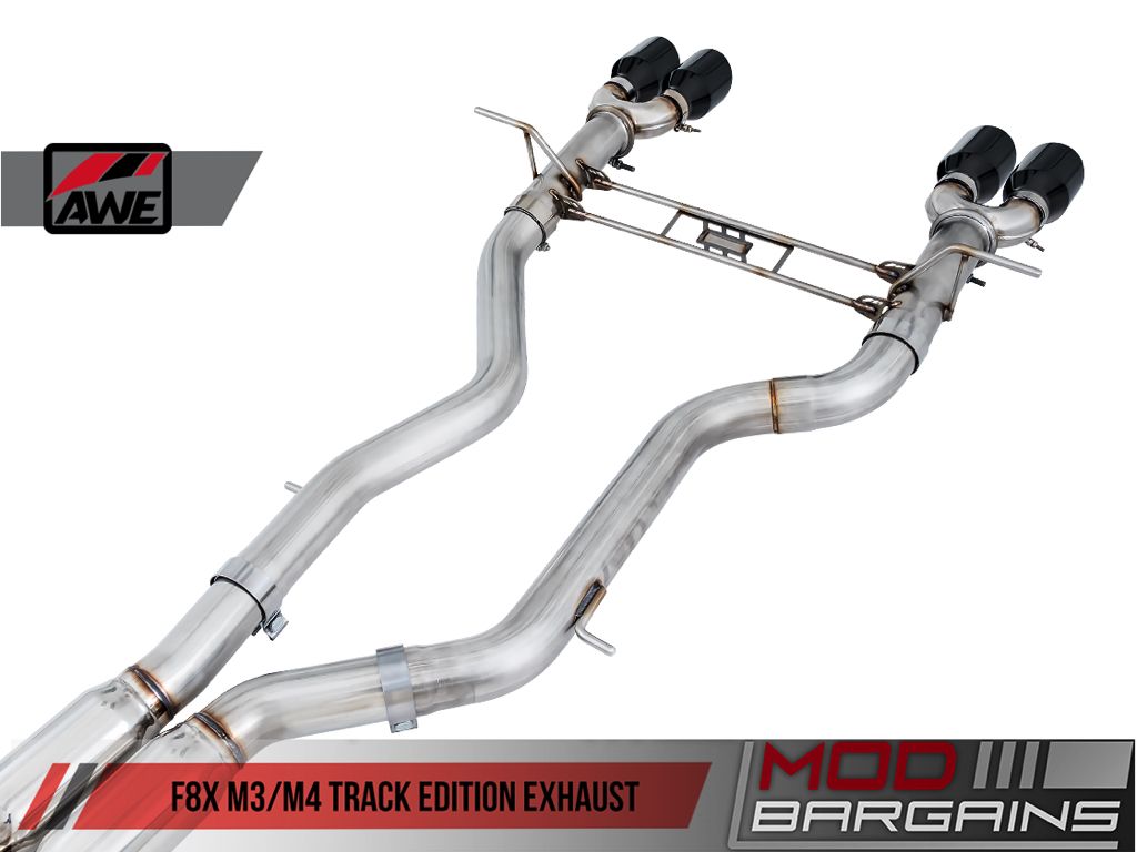 AWE F8X M3/M4 Track Edition Exhaust 1310-11018, 3015-42080, 3015-42082, 3015-43084, 3015-43086, 3820-11010, 3815-11010, 3020-42050, 3020-42052, 3020-43058, 3020-43060