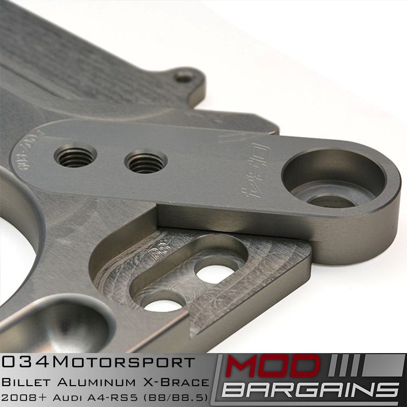 034Motorsport Billet Aluminum X-Brace Mounting Bracket Detail