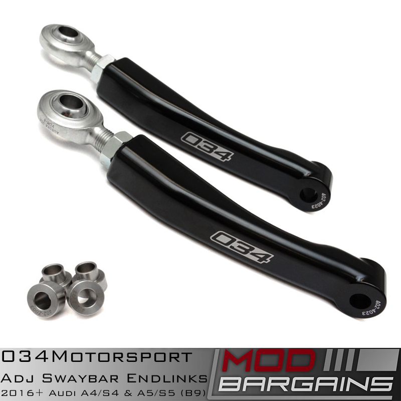 034Motorsport Adj Rear Swaybar Endlinks for Audi B9 Vehicles 034-402-4024