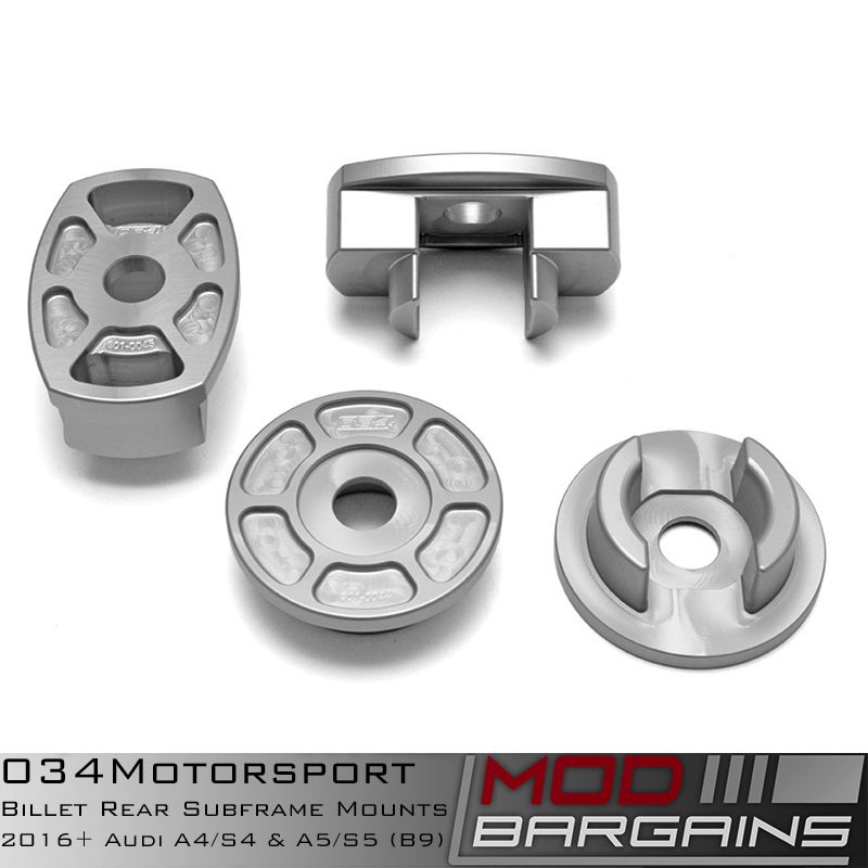 034Motorsport Billet Rear Subframe Inserts for Audi B9 Vehicles 034-601-0046