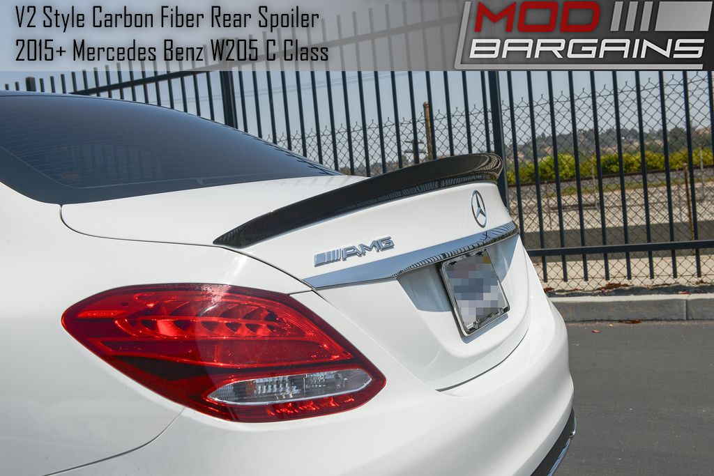 V2 Carbon Fiber Trunk Spoiler for 2015+ Class