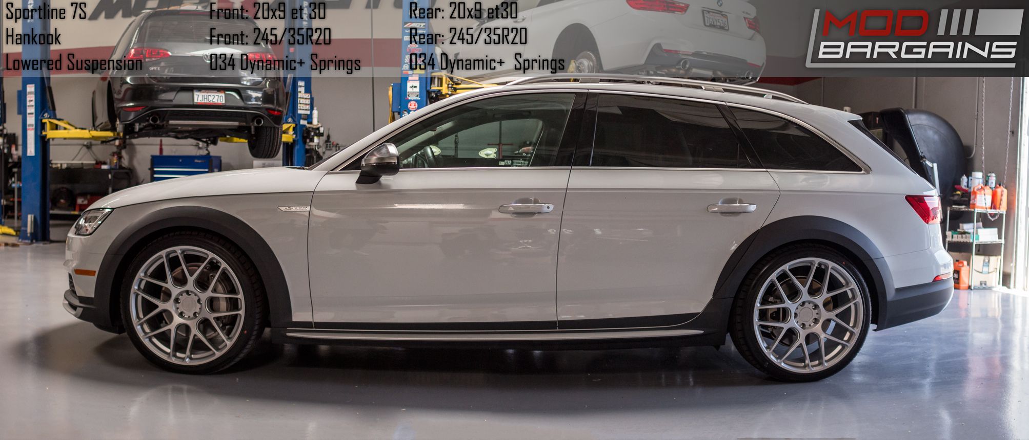 Sportline 7S Wheels Installed on audi A4 All Road [B9]