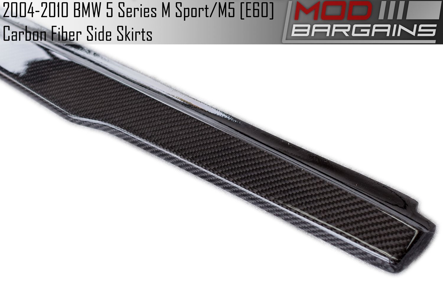 Dinmann Carbon Fiber Side Skirts – BMW E60 M5