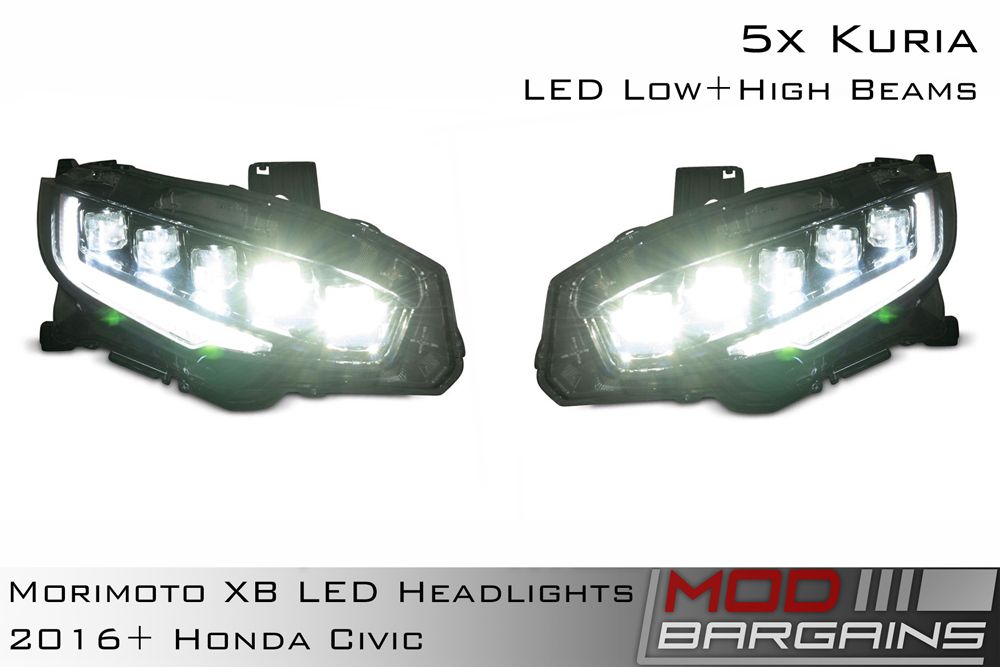 *Morimoto XB LED Headlights (2016+ Honda Civic)