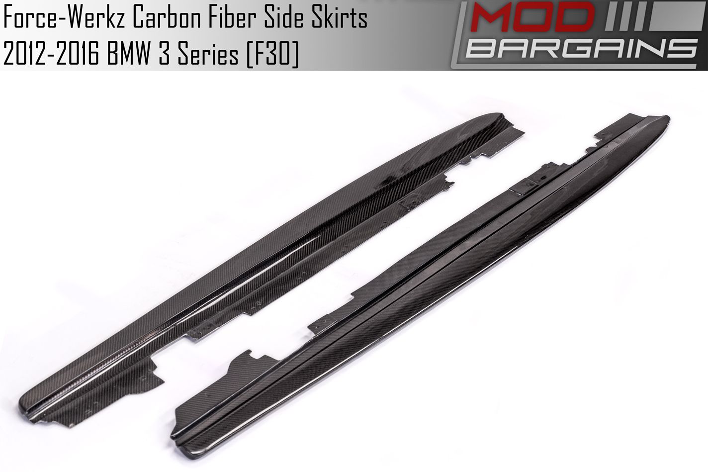 Forcewerkz Carbon Fiber Side Skirts - 2013+ BMW 3 Series M Sport [F30]