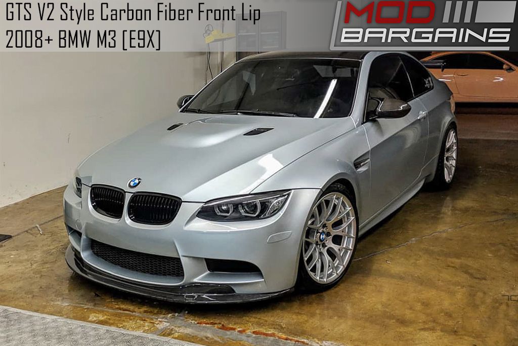 GTS V2 Style Carbon Fiber Front Lip for 2008+ BMW M3 [E9X] - BMFS9267