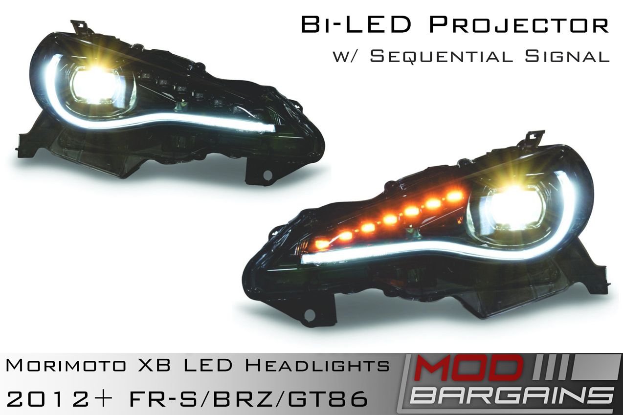Morimoto XB Bi LED Headlights for 2012-Current FR-S, 2012-Current BRZ, and 2012-Current GT86 Morimoto XB Bi LED Headlights for 2012-Current FR-S, 2012-Current BRZ, and 2012-Current GT86
