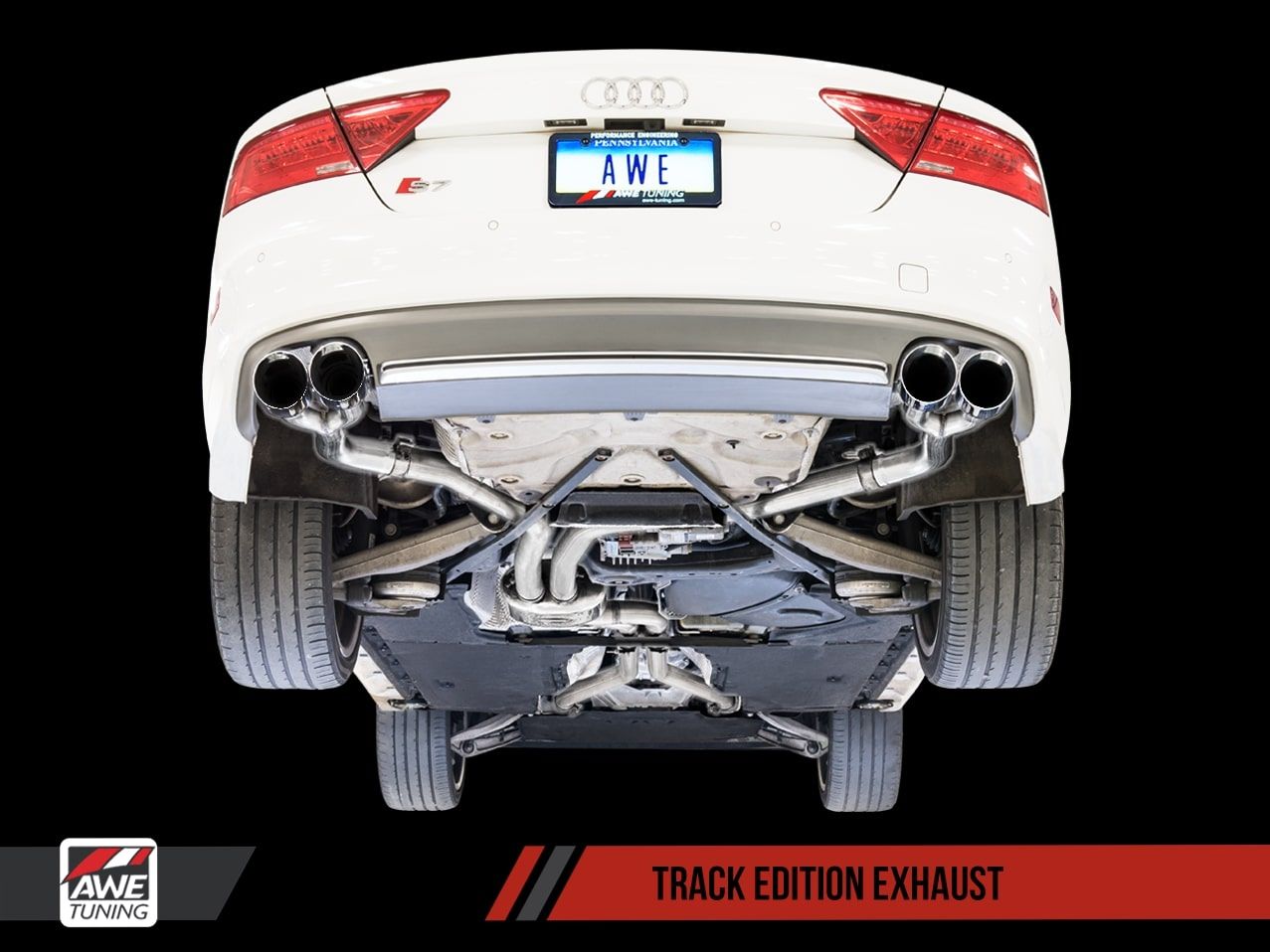 audi S7 exhaust awe tuning Track Edition