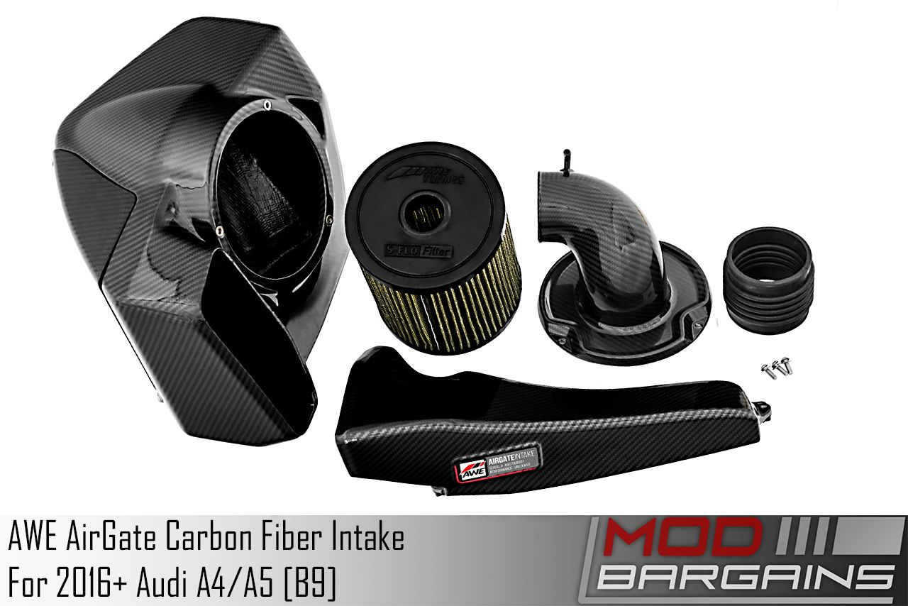 AWE AirGate Carbon Fiber Intake 2016+ Audi B9 A4 and 2016+ Audi B9 A5