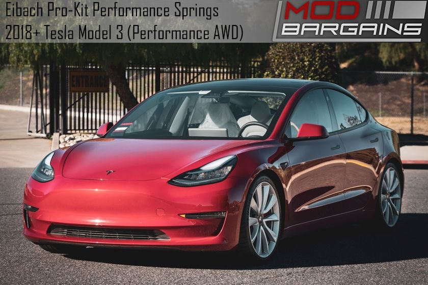 Eibach Pro-Kit Springs for Tesla Model 3 Performance AWD