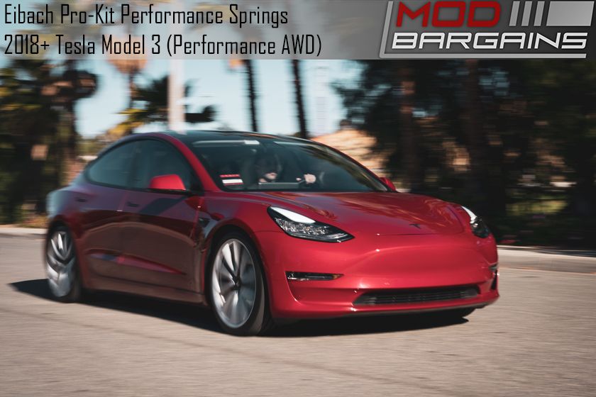 Eibach Pro-Kit Springs for Tesla Model 3 Performance AWD