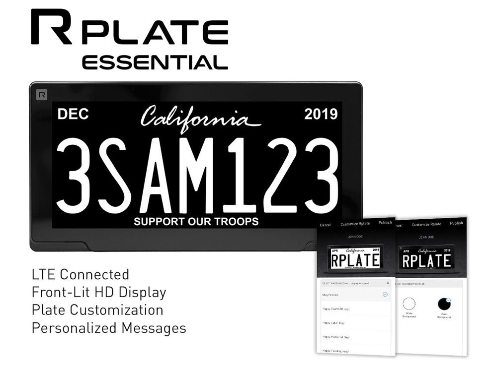 Reviver Digital Licence Plate for California