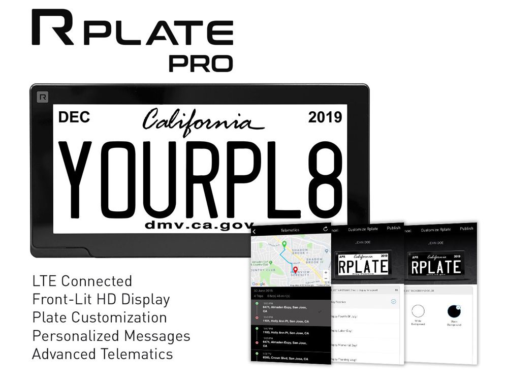 Reviver Digital Licence Plate for California