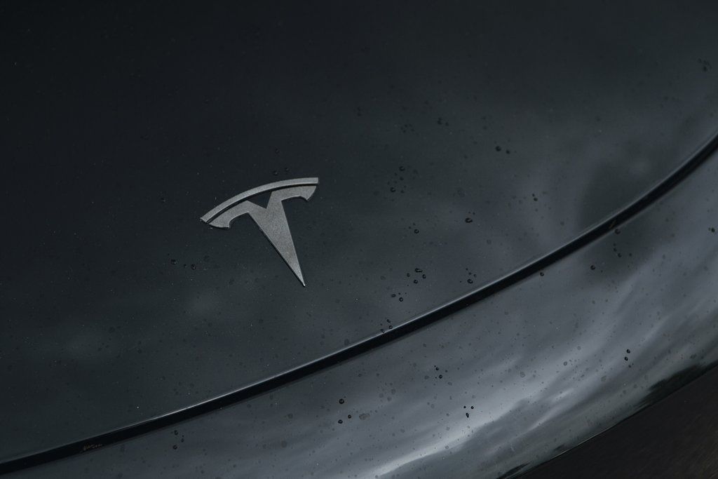 Black Chrome Front Hood Emblem 2017-Current Tesla Model 3