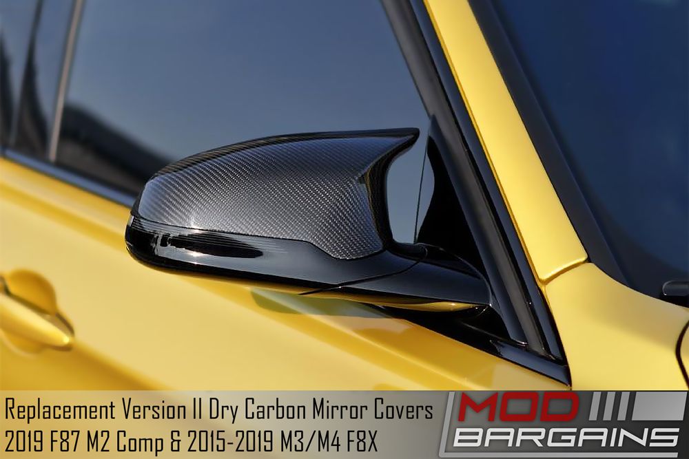 Dry Carbon V2 Mirror Covers for F8X M3/m4 and F87 M2 Comp ATK-BM-0139