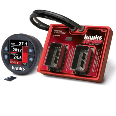 Banks 03-07 Ford F-250/F-350/F-450 6.0L Six-Gun Diesel Tuner w/ iDash-1 ...