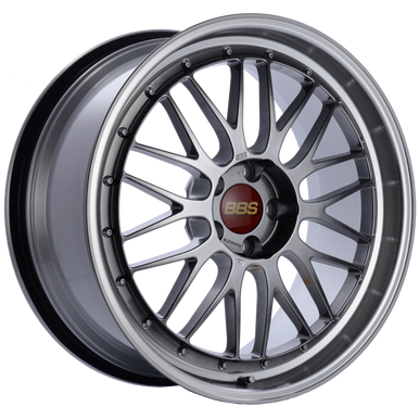BBS LM-R 19x9.5 5x130 ET40 CB71.6 Diamond Silver Center Diamond Cut Lip Wheel main image 1
