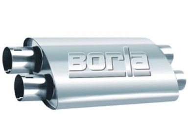 Borla 621104 Borla 2.5in Universal X-Pipe 3.21in Inlet Centerline 3.45in Outlet Centerline 27.63in OAL main image 1