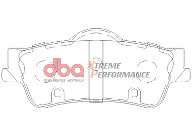 DBA 08-09 Pontiac G8 3.6 Base/6.0 XP650 Rear Brake Pads - ModBargains