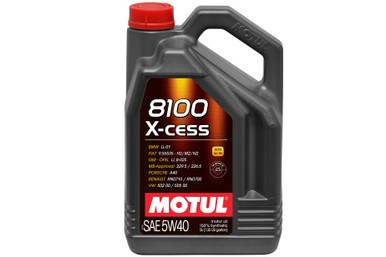 Motul 8100 X-cess (Automotive) 5W40 Oil 5 Liter Container