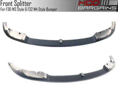 Front Lip for F30/F32 BMWs with F8X Style M Front Bumper
