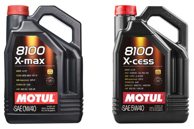 10 Liter Motul 8100 X-cess gen2 5W40 Motoröl MB 229.5 226.5 A3 B4 API SP A40 SET