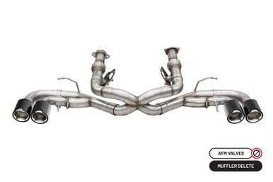 Corsa 2020-2024 Chevrolet Corvette C8 RWD 3in Track Cat-Back Delete