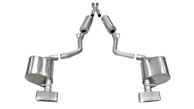 CORSA Xtreme / 2.5 in Cat-Back GTX2 Tips | 2015-2016 Challenger RT 5.7L (14975)