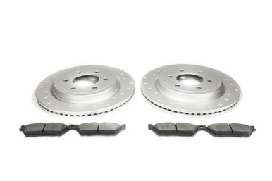 Alcon 19-20 Raptor/ 18-20 F-150 Rear Pad and Rotor Kit (Use with Stock ...