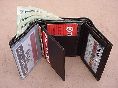 MENS CHOCOLATE BROWN LEATHER WALLET LAMB TRIFOLD  731B