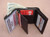 MENS CHOCOLATE BROWN LEATHER WALLET LAMB TRIFOLD  731B