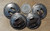CONCHOS 1 1/2" WESTERN STAR STEEL ANTIQUE NICKEL 25 pcs