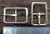 CENTER BAR BUCKLE BUCKLES 3/4" Nickel Finish 16 pieces