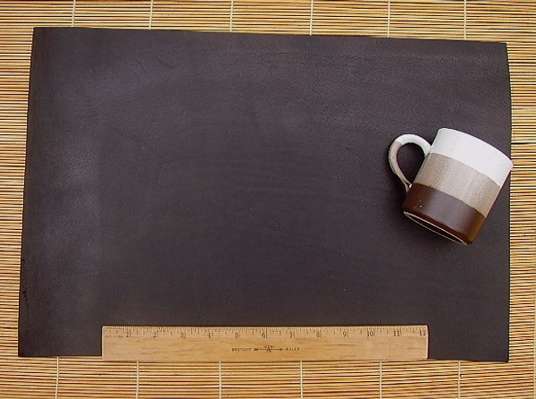 SCRAP LACE LEATHER BLACK COWHIDE 12" x 18" PIECE #L200