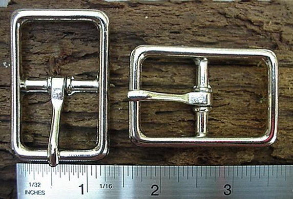 CENTER BAR BUCKLE BUCKLES 1" Nickel Finish 10 pieces