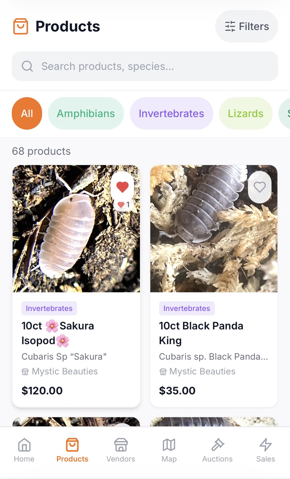 CRABS Show Experience - Product Browsing