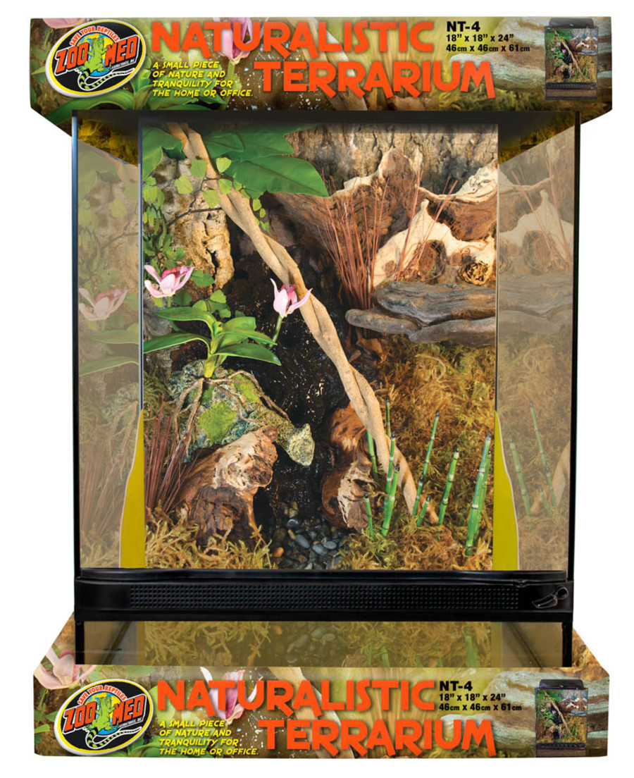 ZooMed Naturalistic Terrarium 18" x 18" x 24" The TyeDyed Iguana