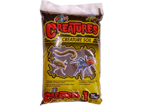 Creatures Creature Soil 1 qt - Zoo Med - The Tye-Dyed Iguana