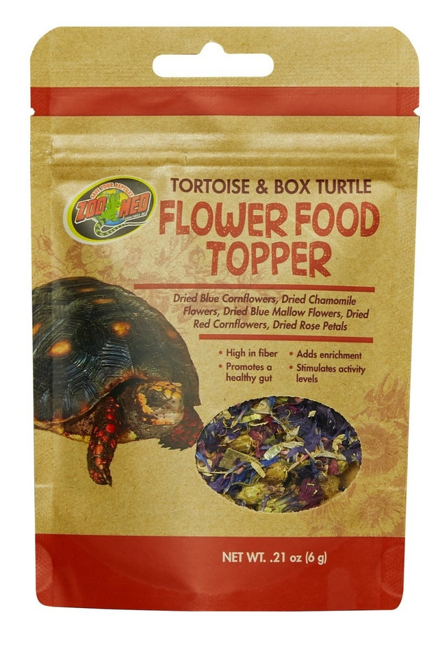 Tortoise Flower Food 0.21 oz - Zoo Med | Tye-Dyed Iguana