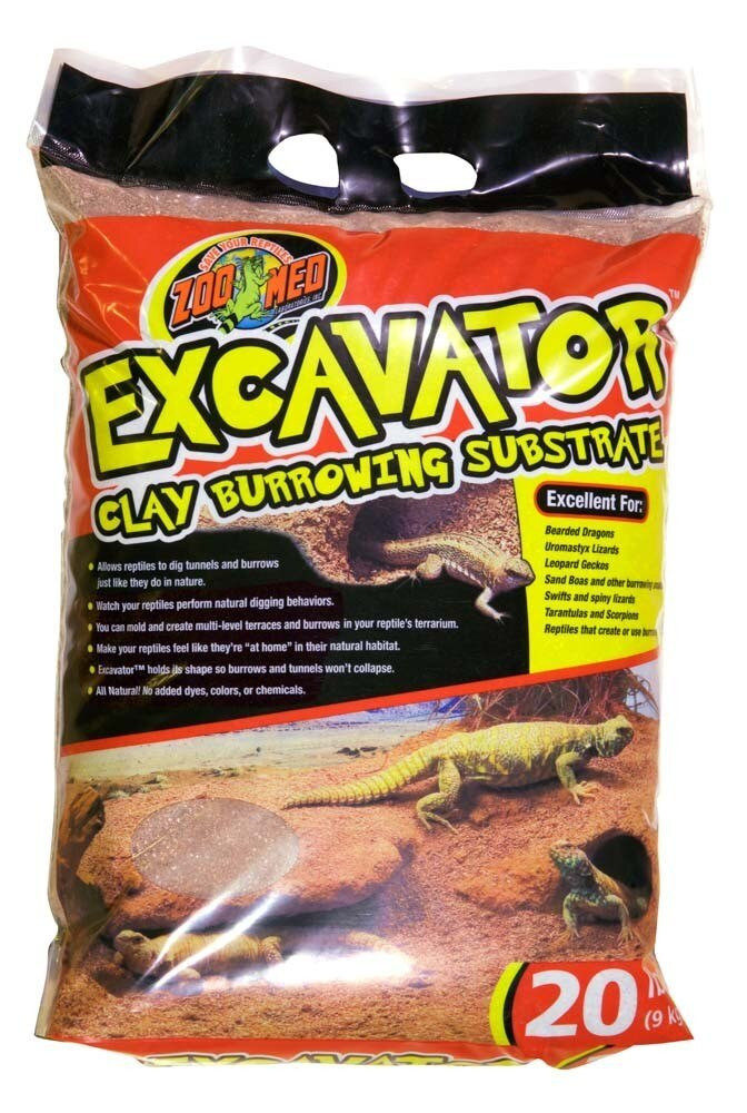 Excavator Clay 20 lbs - Zoo Med - The Tye-Dyed Iguana - Reptiles