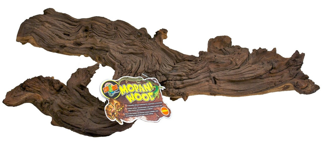 Mopani Wood Jumbo - Zoo Med | Tye-Dyed Iguana