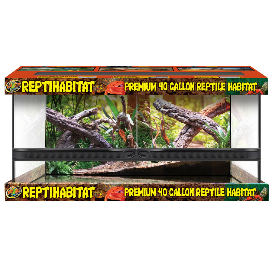 Naturalistic Terrarium - 36x18x18 - Zoo Med | Tye-Dyed Iguana