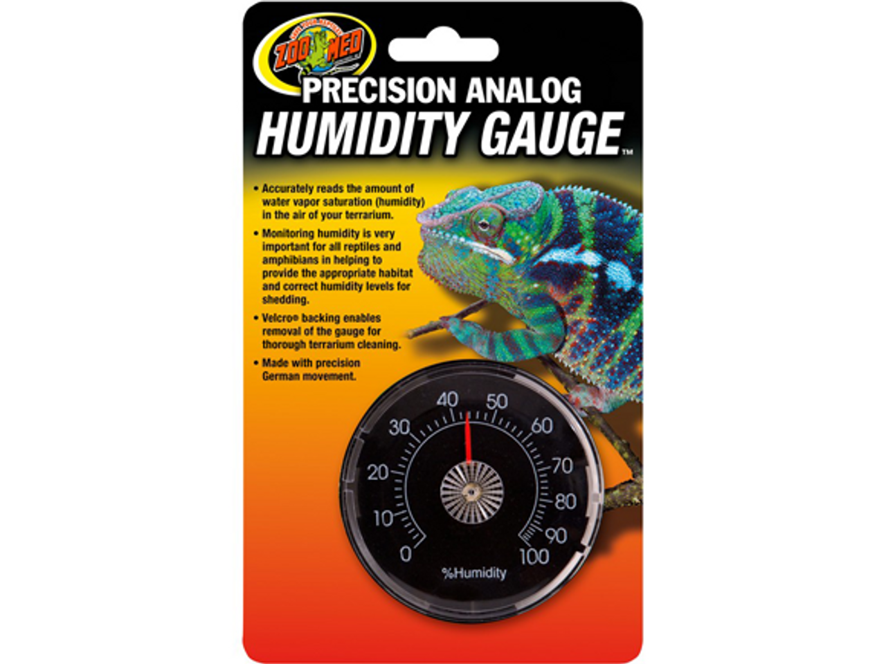 Zoo Med Analog Hygrometer - The Tye-Dyed Iguana - Reptiles and Reptile  Supplies in St. Louis.