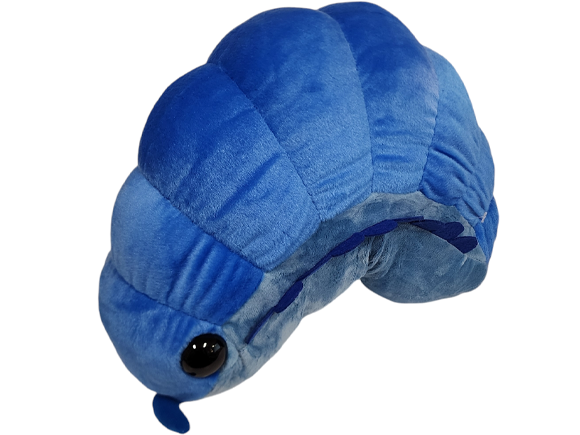 Toy - Plush Blue Isopod | Tye-Dyed Iguana
